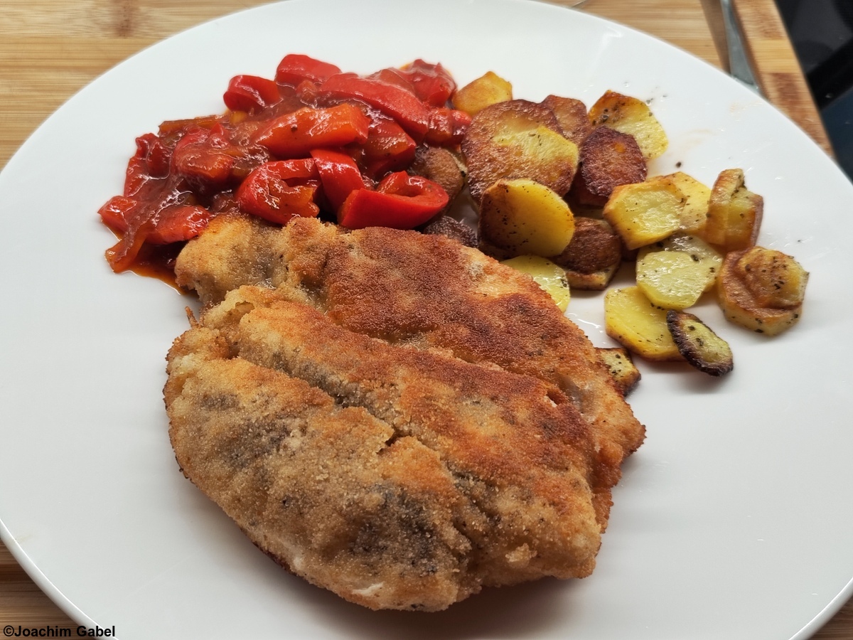 Chicken schnitzelHähnchenschnitzel