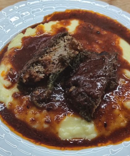 Savoy cabbage roll Wirsingroulade